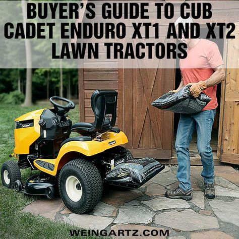 Buyer's Guide to Cub Cadet Enduro XT1 and XT2 Lawn Tractors Cub Cadet Tractors, Snow Blades, Lawn Tractors, Riding Mower, Garden Tractor, Cub Cadet, Lawn Tractor, Riding Lawnmower, Buyers Guide