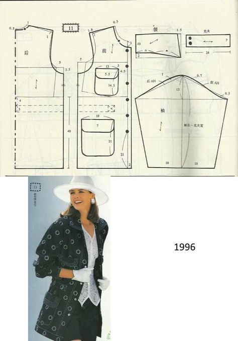 Blouse Pattern Free, Pola Jaket, Mens Jacket Pattern, Learn Sewing, Leather Jacket Men Style, White Shirt Outfits, Sewing Clothes Women, Fashion Illustration Vintage, Shirt Sewing Pattern