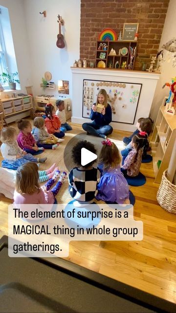 Suzanne Cotton on Instagram: "💥I gasp a lot when I’m leading circle time. This simple, intentional choice brings a hushed excitement to the learning and children want to know more.   💥Learn more about how we use the element of surprise during circle time at mulberrymethods.com.   💥Use YAYFOR20K promo code for 20% off.   #reggioinspired  #reggioemiliaaproach  #reggioclassroom  #preschool  #toddlers  #circletime  #musiccircle  #joyfullearning  #playistheworkofchildhood  #playfullearning  #100languages  #teachingtoddlers  #mulberryhouseplayschool" Shape Songs Preschool Circle Time, Reggio Circle Time, Classroom Circle Time Area, Circle Time For Toddlers, Circle Time Ideas For Toddlers, Circle Time Activities For Toddlers, Circle Time Activities Preschool, Circle Time Games For Preschool, Circle Time Ideas For Preschool