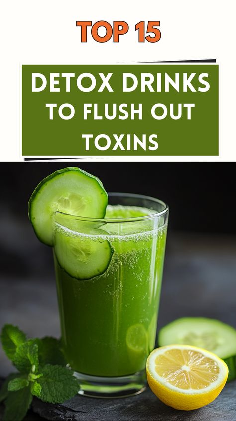 Revitalize your body with these 12 detox drinks designed specifically for busy moms! From fat-burning detox waters to liver-cleansing juices, these natural recipes will help flush out toxins and improve your gut health, perfect for glowing and clear skin, flat tummy, fat burning and to lose weight. You will #detox #weightloss #fatburn#flatbelly Gut Cleansing Juice Recipes, Bloated Belly Juice, Juicing For Flat Stomach, Cleansing Diet For Beginners, Lymph Drainage Drink, Homemade Detox Cleanse, Full Body Detox Cleanse Diy, Juicing For Bloat, Colon Flush Drink