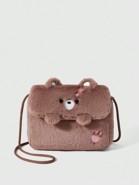 ROMWE Kawaii Cute Brown Bear Design Women's Crossbody BagI discovered amazing products on SHEIN.com, come check them out! Romwe Kawaii, Barang Aesthetic, Cute Brown Bear, Bear Bag, Bear Design, Womens Crossbody Bag, Brown Bear, Kawaii Fashion, Amazing Products