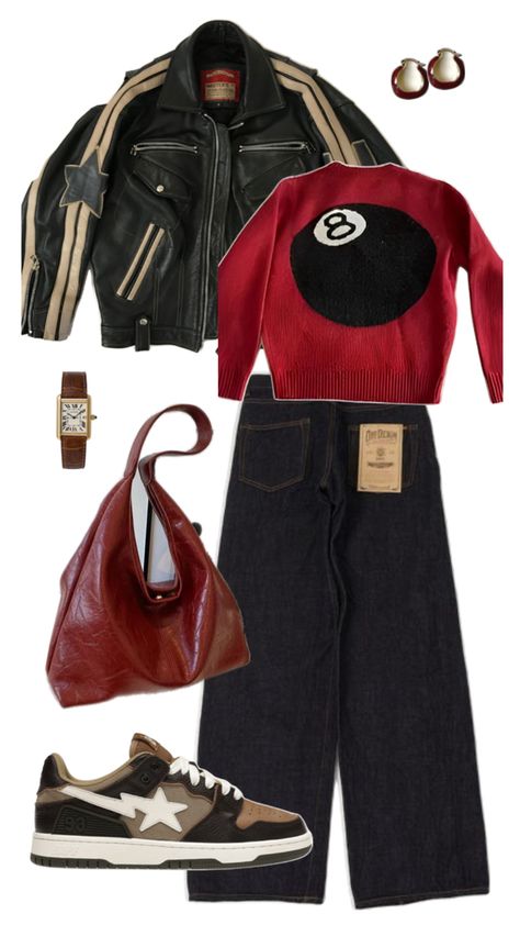 #lifestyle #style #streetwear #streetstyle #streetwearfashion #fashionblogger #fashionstyle #ootd outfitinspo outfitideas #fashioninspo #fitspo #inspiration grwm autumn fall winter trends 2024 2025 collage warm clothes baggy jeans hobo bag stussy Clothes Baggy Jeans, 2025 Fashion Trends, Clothes Baggy, Prom Dresses Long Pink, Fall Winter Trends, Downtown Outfits, Warm Clothes, 2025 Fashion, Outfit Inspo Casual