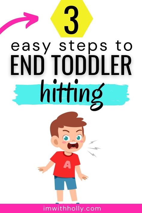 Toddlers hitting is a common problem that all parents have had to deal with. Luckily, there are 3 steps you can take in order to stop this behavior and make sure your toddler never hits again! Check out these tips below for more information on how to stop toddlers who hit. Toddler Hitting, Toddler Behavior Problems, Hitting Toddler, Toddler Tantrums, Parenting Challenge, Toddler Behavior, Tantrums Toddler, Hit Girls, Parenting Strategies