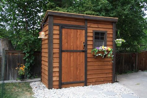 8 ft. W X 4 ft. D Solid Wood Lean-To Storage Shed Western Red Cedar Cladding, Cedar Shed, Cedar Shingle Roof, Cedar Walls, Cedar Roof, Cedar Cladding, Run In Shed, Lean To Shed, Shed Sizes