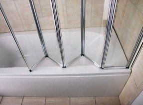 Folds folding chrome bath shower screen bathroom glass door Folding Bathtub, Bath Shower Doors, Bath Shower Screen, Bathroom Glass Door, Bathroom Shower Doors, Bathtub Shower Doors, Folding Glass Doors, Bathtub Doors, Bath Shower Screens