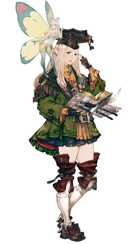 Elezen Scholar from Final Fantasy XIV: A Realm Reborn Realm Reborn, Character Design Cartoon, Final Fantasy Artwork, Gardening Books, Final Fantasy Art, Art Manga, Fantasy Concept Art, Final Fantasy Xiv, 판타지 아트