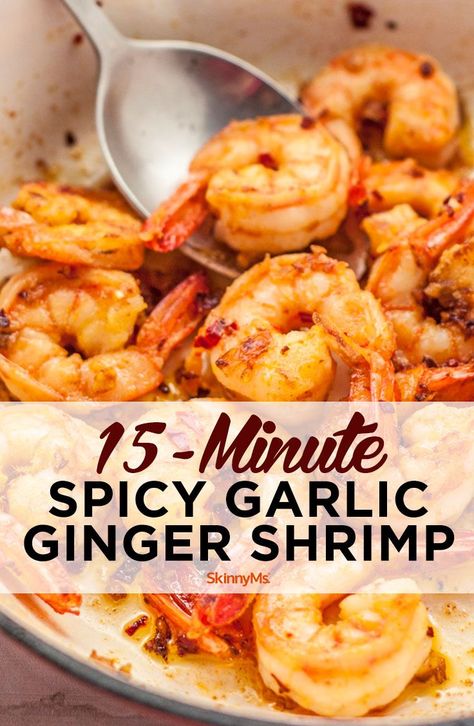 So simple, yet so flavorful, this shrimp recipe bursts with zesty flair. Plus, it is easy enough to whip up last-minute on even the busiest of weeknights. Shrimp And Ginger Recipes, Ginger Garlic Shrimp, Ginger Shrimp Recipes, Intentional Eating, Healthy Seafood Dishes, Ginger Shrimp, Bland Diet Recipes, Healthiest Seafood, Easy Seafood