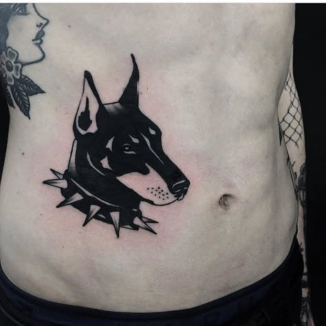 s x u g a r g i r l Gotik Tattoo, Doberman Tattoo, Tattoo Meaningful, Blackwork Tattoos, Tatuaje A Color, Tattoo Old School, Dark Tattoo, Dog Tattoo, Vintage Tattoo