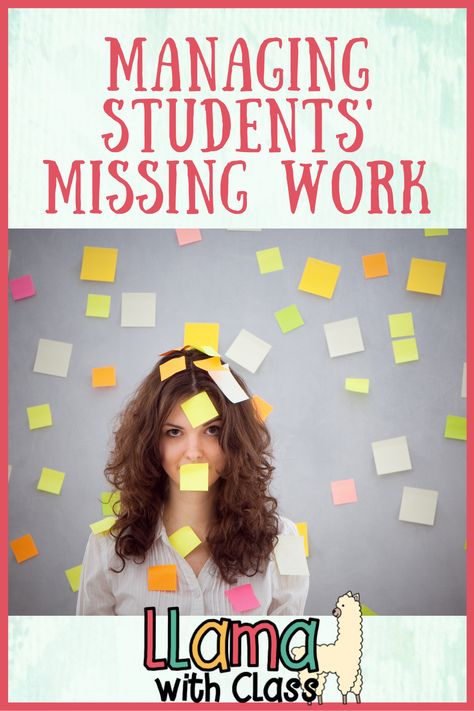 Missed Work Classroom, Incomplete Work Classroom, Missing Assignments Ideas, Missing Work Organization, Missing Work Classroom, Absent Work Organization, Absent Student Work, Missing Assignments, Absent Work