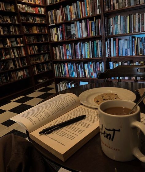 Reading Books With Coffee, Coffee Dark Academia Aesthetic, Reading With Coffee Aesthetic, Studying And Coffee, Cafe Studying Aesthetic, Book Study Aesthetic, Coffee And Book Aesthetic, Book And Coffee Aesthetic, Books And Coffee Aesthetic