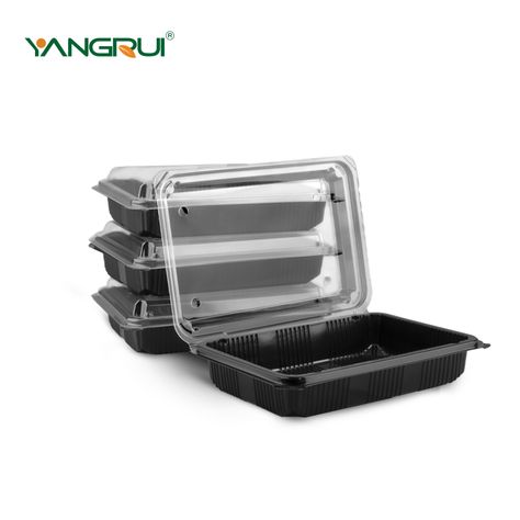 Plastic Food Packaging, Gerobak Dorong, Black Dessert, Disposable Food Containers, Food Box Packaging, Bakery Packaging, Catering Business, Clear Top, Black Bottom