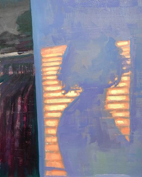 Interdisciplinary Art, Night Scene Painting, Shadow Portraits, Shadow Painting, Shadow Drawing, Soft Pastel Art, Oil Painting Inspiration, Random Aesthetic, Oil Pastel Art