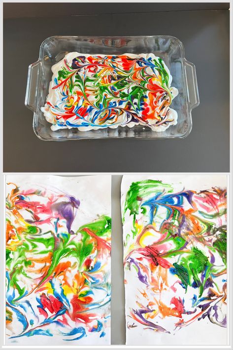 STEM activities Shaving Cream Marble Art Shave Cream Painting, Shaving Cream Marble Art, Pre K Shaving Cream Activities, Shaving Cream Painting Preschool, Kids Shaving Cream Activities, Shaving Cream Stem Activities, Shaving Cream Color Mixing, Shape Process Art Preschool, Shaving Foam Marbling