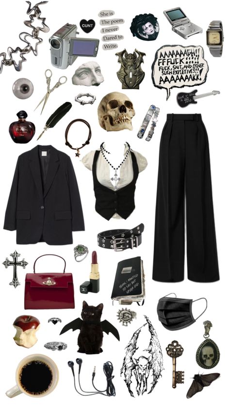 tags: alternative goth aesthetic vintage vivienne westwood rockstar girlfriend whimsigoth Goth Aesthetic Moodboard, Punk Vivienne Westwood Aesthetic, Rockstars Girlfriend Outfits, Goth Coquette Aesthetic, Vintage Goth Aesthetic, Vivienne Westwood Aesthetic, Westwood Aesthetic, Clean Goth, Vintage Vivienne Westwood