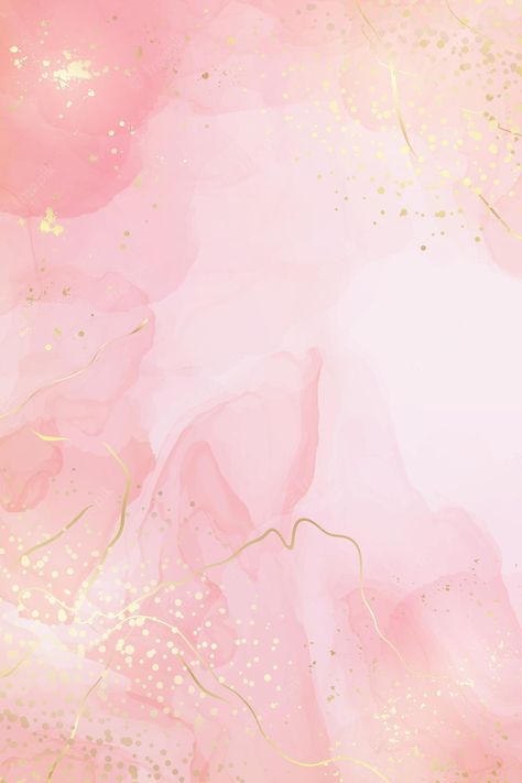 Fondo de acuarela líquida rosa pastel rosa con grietas doradas | Vector Premium Pink And Gold Background, Pumpkin Wallpaper, Pink Wallpaper Backgrounds, Glitter Wallpaper, Flower Background Wallpaper, Gold Background, Glitter Background, Pastel Background, Pink Abstract