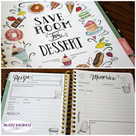 The Keepsake Kitchen Diary - Busy Moms Helper Kitchen Diary, Cake Business Ideas, Cook Book Ideas, Diy Recipe Binder, Diy Cookbook, Recipe Book Design, Bullet Art, Stick Notes, Ingredient Substitutions