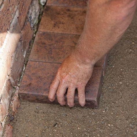 Before and after: A compact courtyard revamp | Better Homes and Gardens Square Pavers, Brick Courtyard, Small Courtyard, Timber Logs, Recycled Brick, Old Wooden Boxes, Bee Hotel, Small Courtyard Gardens, Bug Hotel