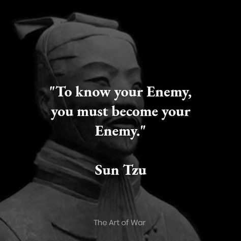 To know your enemy, you must become your enemy. Know Your Enemy Quotes, Positive Quotes For Friends, Know Your Enemy, Sun Zu, Enemies Quotes, Stoicism Quotes, Stoic Quotes, Motivational Quotes Wallpaper, Man Up Quotes