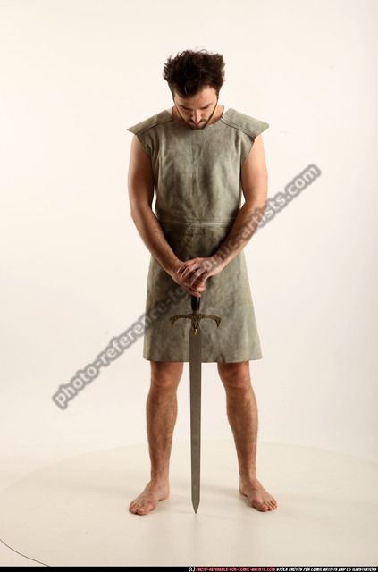 Medieval Poses Reference, Guard Pose Reference, Royalty Pose Reference, Pose Reference Greatsword, Greatsword Pose, Person Holding Greatsword Reference, Swordfighting Reference Photo, Longsword Pose, Blender Character Modeling