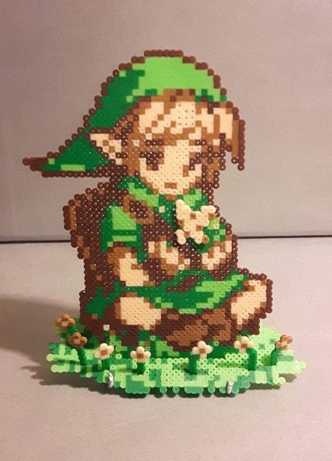 Perler Bead Designs, Perler Creations, Pixel Beads, Pearl Beads Pattern, Easy Perler Beads Ideas, 3d Perler Bead, Art Perle, Perler Art, 8bit Art