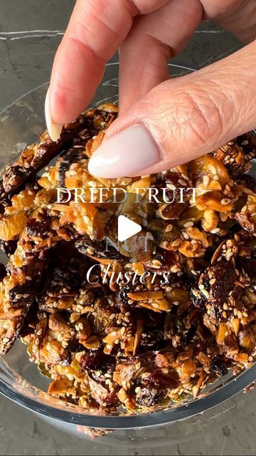 Recipes With Dried Fruit, Fruit And Nut Clusters, Nut Cluster Recipe, Sivan's Kitchen, Gluten Free Pound Cake, Nut Clusters, Raw Pistachios, Healthy Granola Bars, Healthy Candy