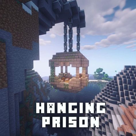 Jail Minecraft, Jail Ideas, Village Minecraft, Mine Minecraft, Window Poster, Fairy Village, Minecraft Medieval, Cute Minecraft Houses, Minecraft Construction