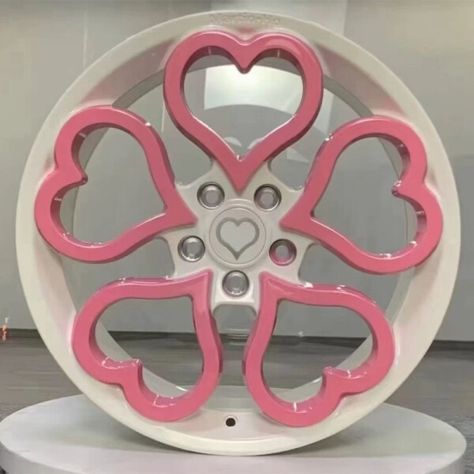 Just found this amazing item on AliExpress. Check it out! $1,199.73 | alloy wheels rims fit for auto cars hoops aluminum alloy rim tire high quality pink heart fit for women cars lovely Women Cars, Pink Car Accessories, Barbie Car, Girly Car Accessories, Car Deco, Cool Car Accessories, Deco Rose, Girly Car, Rims For Cars