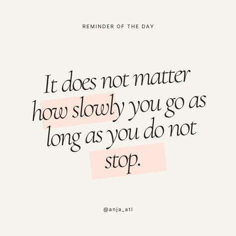 Slow and steady wins the race! 🏎️🏁

Progress, no matter how small, is still progress.  Keep moving forward, even if it's one step at a time.  The journey is just as important as the destination.  

What's one small step you're taking towards your goals today? Share your progress in the comments and inspire others! 😍 One Step At A Time Quote, Small Steps Quotes, Steps Quotes, Slow Progress, Slow And Steady, One Small Step, Small Step, One Step At A Time, Keep Moving Forward