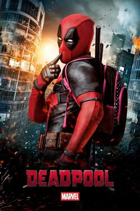 Deadpool Movie Poster, Deadpool 2016, Xmen Movie, Deadpool Movie, The Karate Kid, Deadpool 3, Film Poster Design, Movie Streaming, Kissing Booth