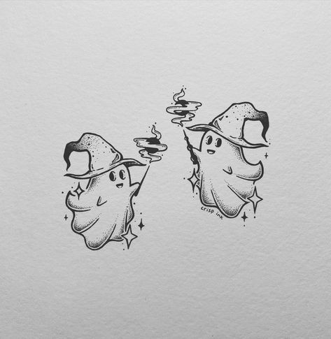 Funny Ghosts, Ghost Drawing, Ghost Tattoo, Funny Ghost, Illustration Artists, Tattoo Idea, Pen Drawing, Ink Drawing, Drawing Ideas