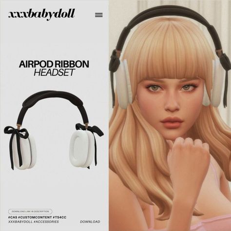 Cc Headphones Sims 4, Sims4 Cc Headphones, Sims Headphones Cc, Ts4 Headphones Cc, Sims 4 Pearl Cc, Sims 4 Airpods Max Cc, Pc Sims 4 Cc, Sims 4 Airpods, Sims 4 Cc Finds Accessories