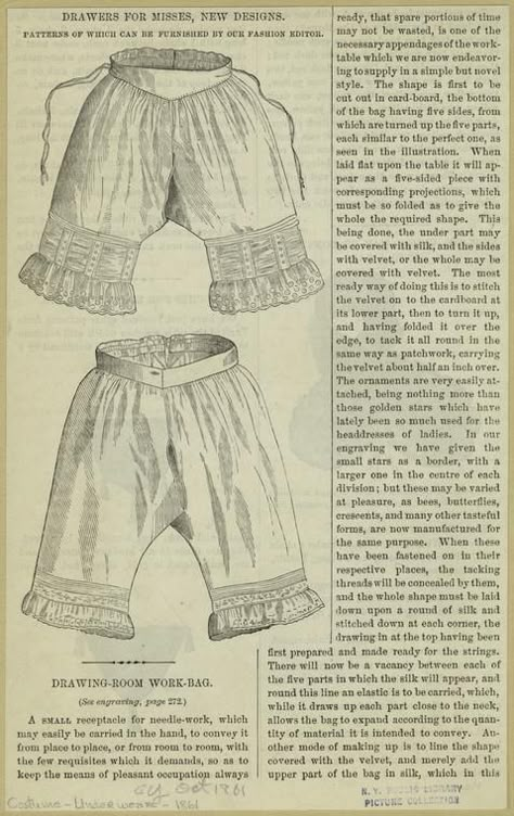 Victorian Pants, Chic French Style, Library Pictures, Broken Doll, Victorian Pattern, 19th Century Fashion, Costume Patterns, Edwardian Fashion, Historical Costume