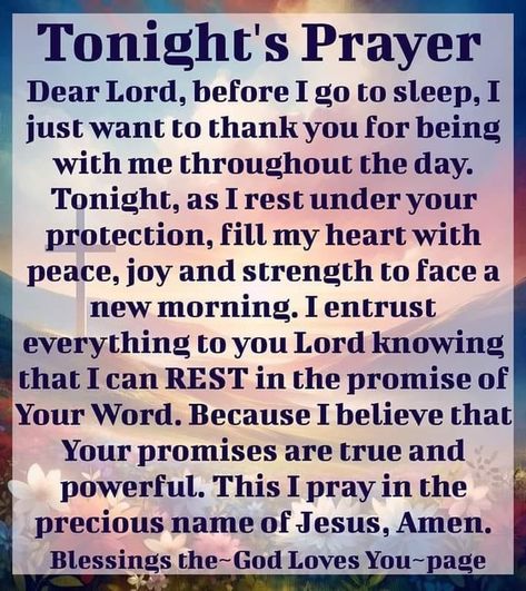 Good Night Blessings Prayer Sleep Well, Goodnight Prayers Bedtime, Goodnight Prayers, Goodnight Prayer, Goodnight Blessings, Bedtime Affirmations, Goodnight Quotes Inspirational, Evening Prayers, Bedtime Prayers