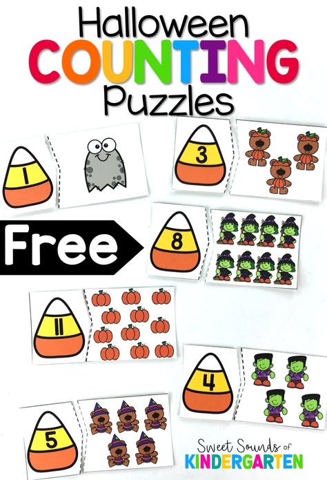 Halloween Math And Science Preschool, Halloween Themed Centers Kindergarten, Halloween Count The Room Freebie, Halloween Reading Centers Kindergarten, Sight Word Halloween Activities, Preschool Halloween Literacy, Halloween Centres For Kindergarten, Kindergarten Halloween Stations, Halloween Manipulatives Preschool