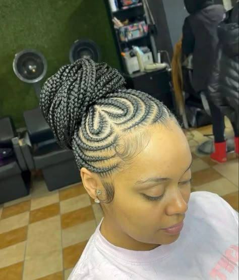 Cornrow Ponytail Designs, Corn Row Ponytail Black Women, Pony Cornrows, Pony Cornrow Hairstyles, Straight Up Cornrows Black Women, Cornrow Ponytail Hairstyles Black Women, Straight Up Braids African, Cornrow Pony, Female Maintenance