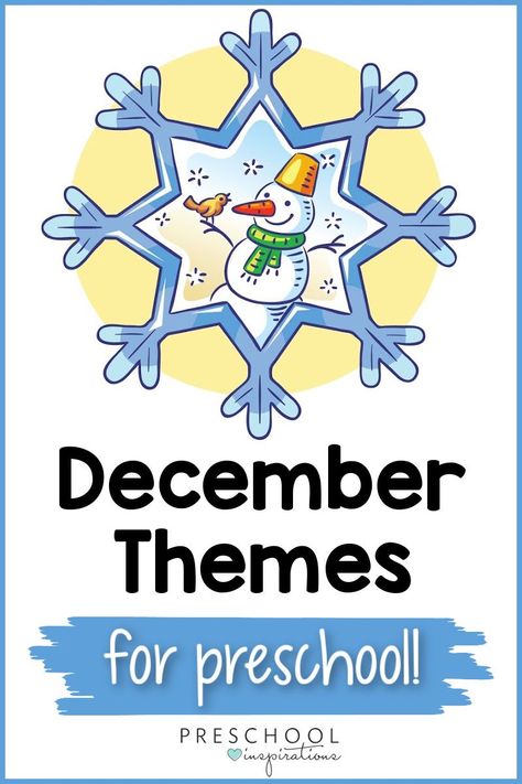 Wonderful themes for your preschool this December! Teaching with themes is a perfect way to keep your students engaged and on track during the busy December winter season. These are perfect for homeschool or in the classroom, and there are lots of non-holiday themes included, as well! Holidays Of The Year, Seasonal Preschool Themes, Preschool Christmas Theme Ideas, Christmas Themes For Preschool, Holiday Theme Preschool, January Themes Preschool, Themes For December Preschool, Preschool Christmas Lessons, Christmas Theme For Preschool