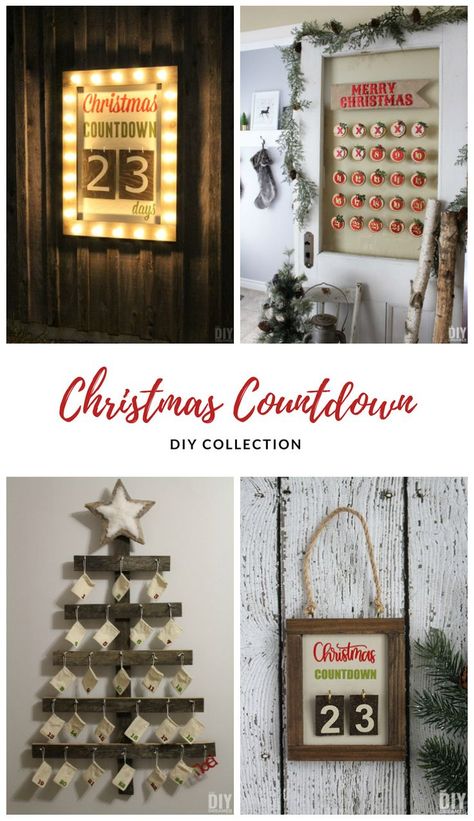 A collection of DIY Christmas Countdowns that you can make. Fun ways to count the days until Christmas. #christmas #christmascountdown #christmasdecor Classroom Christmas Countdown, Christmas Countdown Ideas, Diy Christmas Countdown, Countdown Ideas, Western Ideas, Christmas Countdown Diy, Affordable Christmas Gifts, Classroom Christmas, Cheap Christmas Gifts