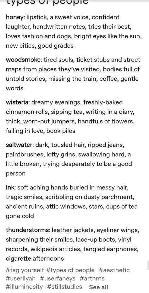 Different Aethstetic List, Types Of Vibes List, Types Of Aethstetic List, Outfit Descriptions Writing, Aesthetic Types List Outfits, Words To Use In Writing, Word Quotes Aesthetic, One Word Quotes Aesthetic, Types Of Aesthetics Styles List