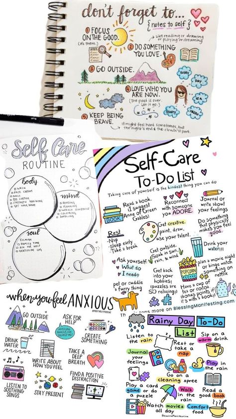 Self Care Journal, Journal Inspo, Bullet Journal Inspo, Bullet Journal Ideas Pages, Coping Skills, Fresh Start, Self Care Routine, Art Therapy, Journal Inspiration