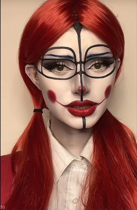 Baby Makeup, Baby Cosplay, Fnaf Cosplay, Fnaf Baby, Circus Baby, Unusual Art, Cosplay Makeup, Halloween Girl, Creative Makeup