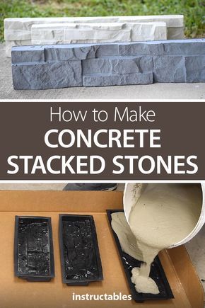 Outside Workshop, Concrete Stone Molds, Concrete Molds Diy, Stacked Stones, Concrete Casting, Cement Molds, Walkway Ideas, Concrete Diy Projects, Stone Molds