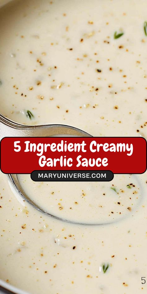 This 5 ingredient creamy garlic sauce is the ultimate comfort food addition! It’s perfect for pasta lovers, combining the richness of a pasta garlic cream sauce with the punch of garlic and fresh herbs. Whether you're making a creamy garlic herb sauce pasta or serving it over your favorite chicken, this sauce is sure to elevate any meal. It’s also a great base for creating blender sauce recipes, which means you can adjust the flavor to fit your personal taste. Hashtags: #PastaGarlicCreamSauce #GarlicHerbSaucePasta #BlenderSauceRecipes #SaucesThatGoWithChicken Garlic Herb Pasta, Garlic Herb Sauce, Herb Pasta, Chicken Sauce Recipes, Garlic Sauce Recipe, Garlic Cream Sauce, Creamy Garlic Sauce, Pasta Chicken, Herb Sauce