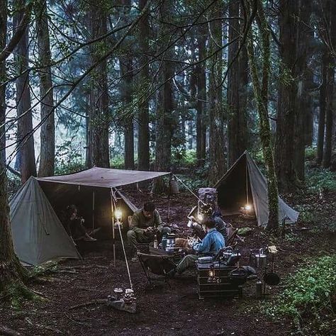 Apocalypse Camp Aesthetic, Deep Woods Camping, Island Survival Aesthetic, Bushcraft Aesthetic, Camp In Forest, Apocalypse Camp, Cottagecore Camping, Survival Aesthetic, Camp In The Woods