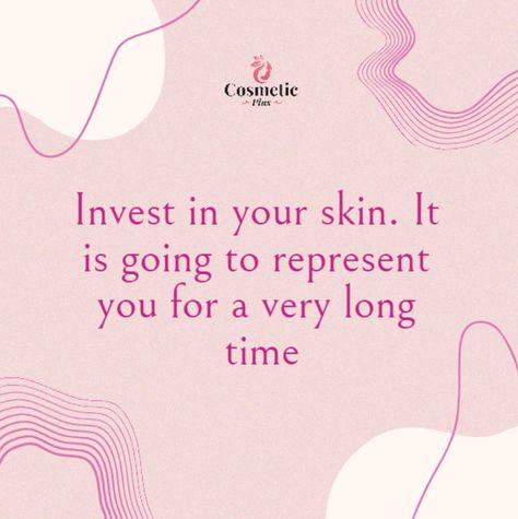 Invest in your skin. It is going to represent you for a very long time. #skincare #skin #besutiful #beauty #beautician #salon #salonbusiness #salonindustry #hairsalon #cosmeticindustry #cosmeticbusiness #business Invest In Your Skin, Cosmetics Industry, Salon Business, Beauty Quotes, Your Skin, Hair Salon, Skin, Quotes, Beauty