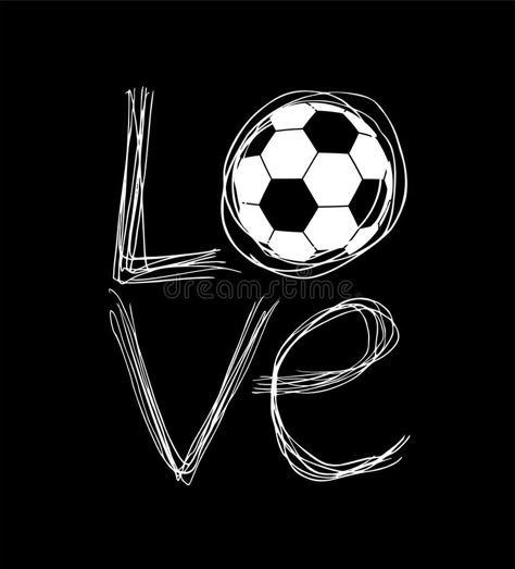 Love soccer symbol stock illustration Soccer Tattoos, Soccer Decor, Football Tattoo, Funny Soccer Videos, Penanda Buku, Soccer Photography, Soccer Gifs, Soccer Inspiration, Pencak Silat