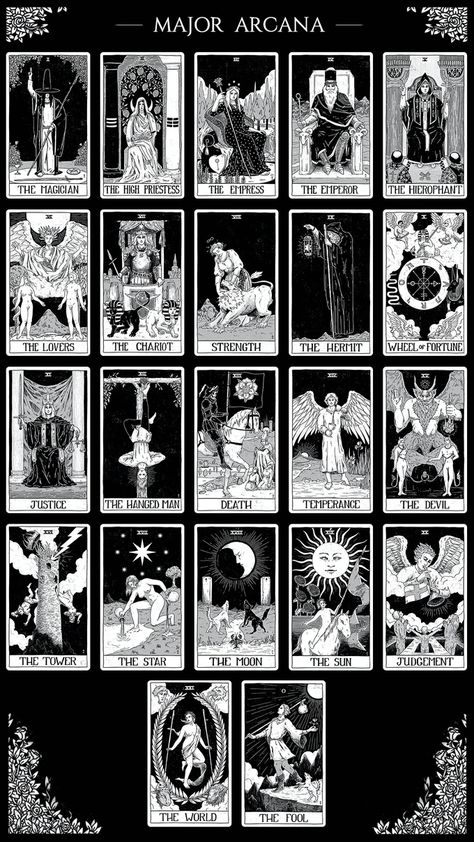 The Black Ritual Tarot by Adam Zonca — Kickstarter Original Tarot Cards, Black And White Tarot Cards, Ar Poster, Bianco Nero Tarot, Gothic Tarot Cards, Goth Tarot Cards, Occult Tarot, Rider Waite Tarot, Skull Painting