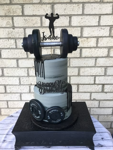 Weights Cake For Men, Weightlifting Cake Ideas, Workout Cakes For Men, Gym Cakes For Men Fitness, Gym Cake For Men, Gym Cake Ideas For Men, Gym Theme Cake For Men, Gym Cake Design, Gym Birthday Party Ideas