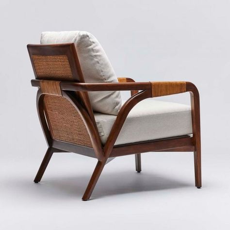 Delray Lounge Chair - Chestnut Chair Rattan, Sofa Tables, Furniture Removal, Lounge Chair Outdoor, Leather Armchair, Custom Upholstery, Fireplace Accessories, Stylish Furniture, Outdoor Dining Chairs