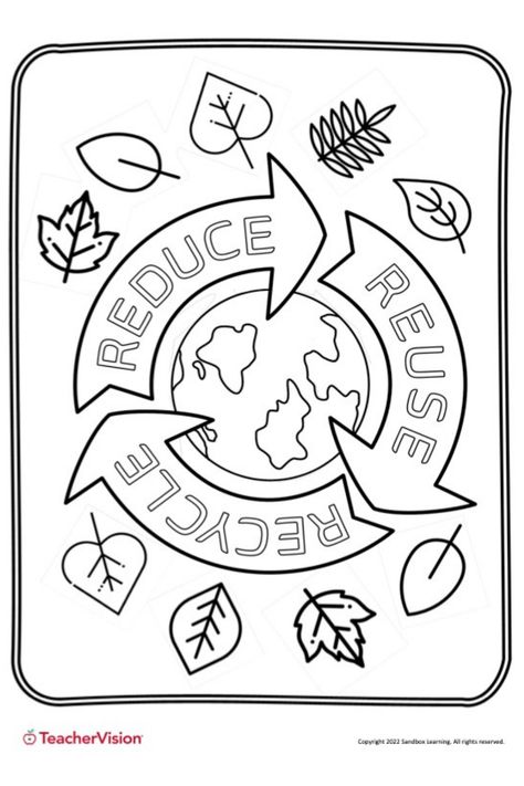 Celebrate Earth Day in your classroom with these fun printable coloring pages! #earthdaycrafts Reduce Reuse Recycle Coloring Pages, Recycling Coloring Pages, Cute Animals Coloring Pages, Earth Day Worksheets, Cute Animals Coloring, Earth Activities, Earth Day Coloring Pages, Free Coloring Pages For Kids, Children's Book Characters