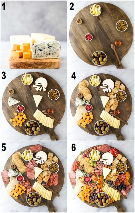 Holiday Cheese Board, Holiday Cheese Boards, Appetizer Board, Holiday Cheese, Fest Mad, Charcuterie Inspiration, Party Food Platters, Charcuterie And Cheese Board, Charcuterie Recipes